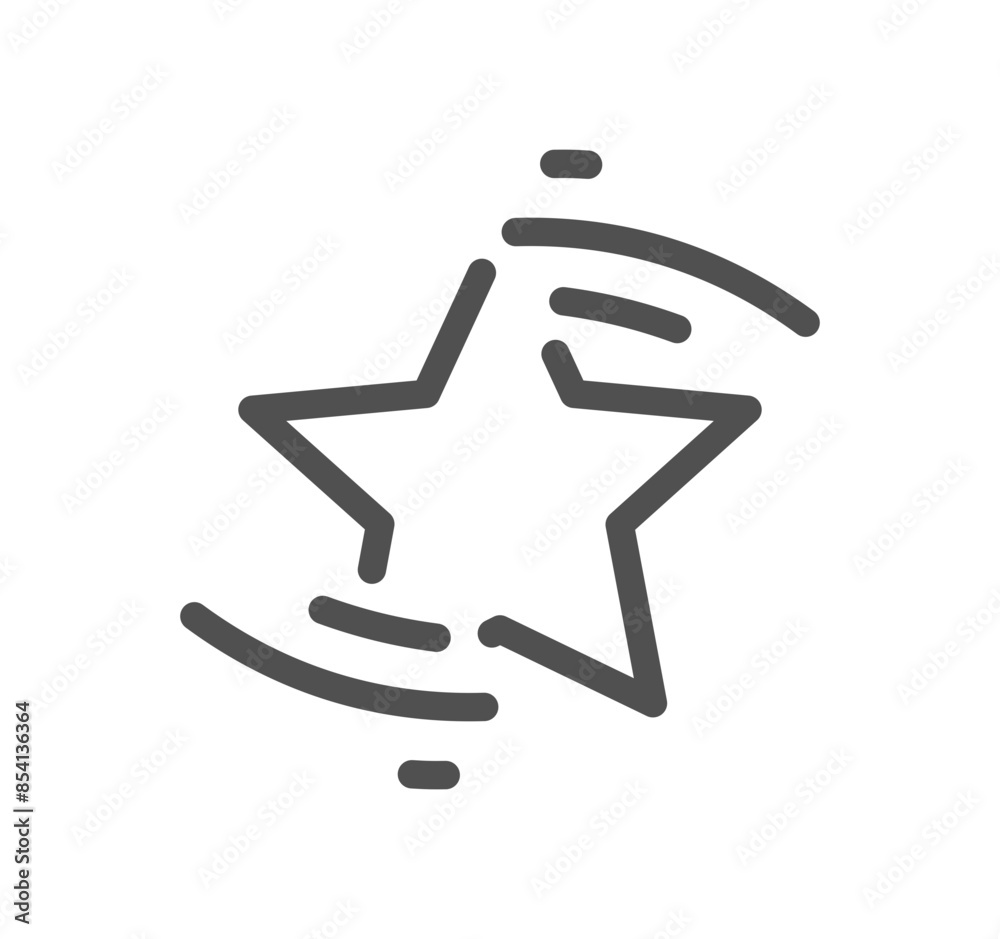 Star related icon outline and linear vector.
Star related icon outline and linear vector.
