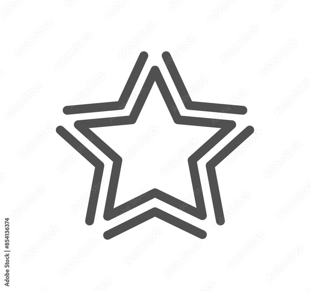 Star related icon outline and linear vector.
Star related icon outline and linear vector.