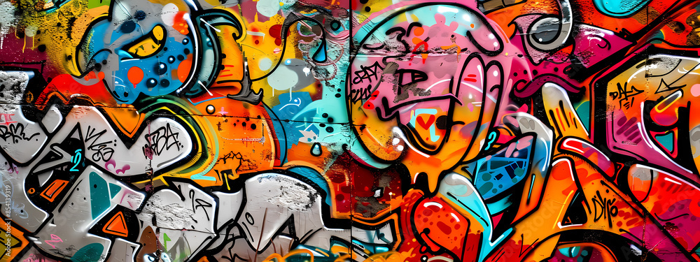 Colorful Urban Graffiti Art Colorful Urban Graffiti Art