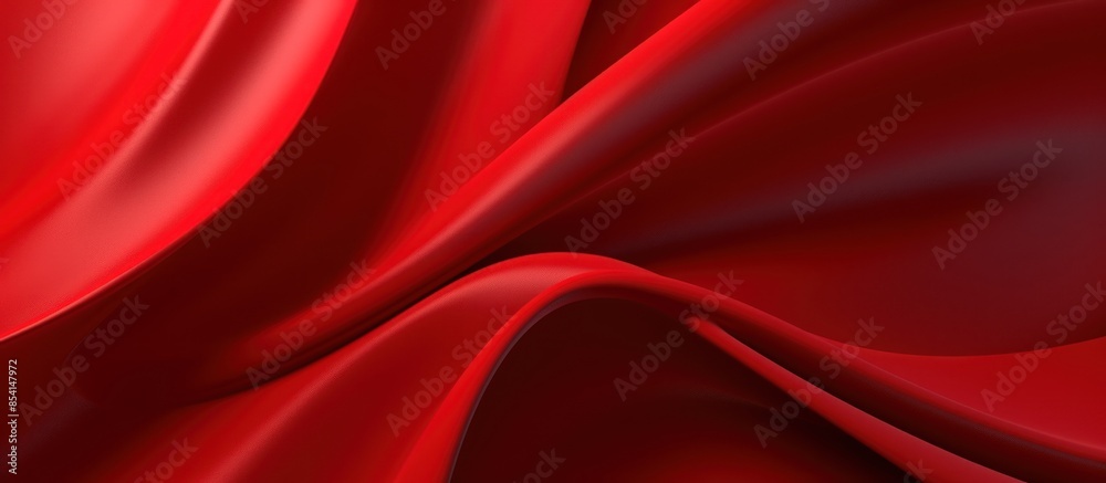 Obraz premium Abstract Red Drapery - Smooth and Elegant