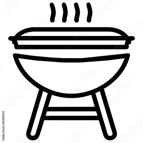 bbq grill Outline Icon