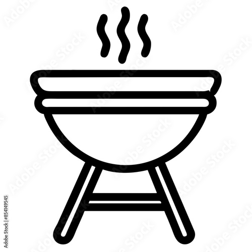 bbq grill Outline Icon