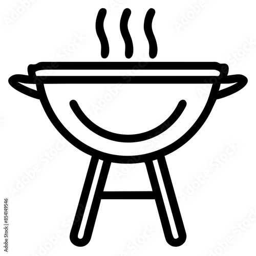 bbq grill Outline Icon