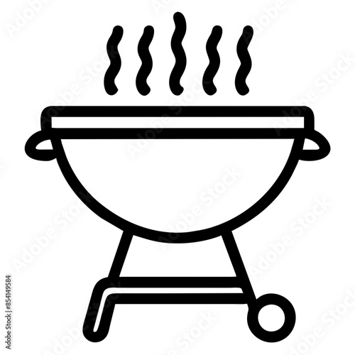 bbq grill Outline Icon