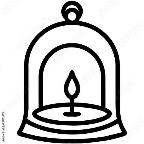 bell jar Outline Icons