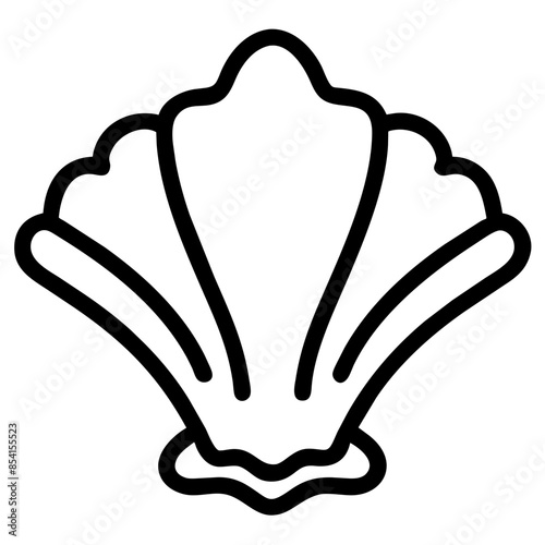 conch shell Outline Icon