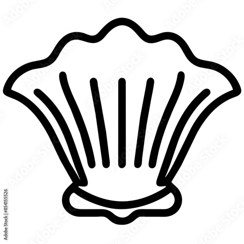 conch shell Outline Icon