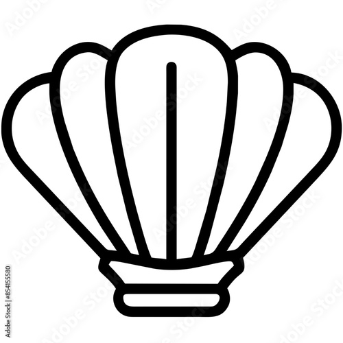 conch shell Outline Icon