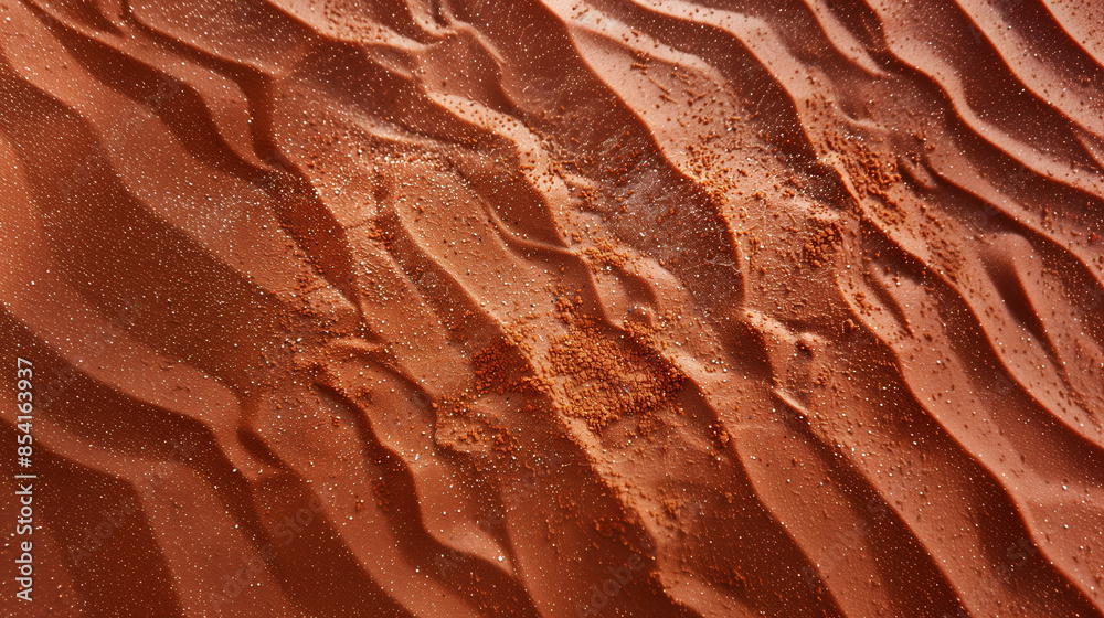 Flat image of red sand viewed from above. Sand texture. Flat image of red sand viewed from above. Sand texture.