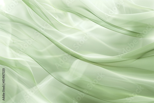 Abstract green waves background