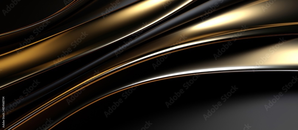 Abstract Black and Gold Swirls Abstract Black and Gold Swirls