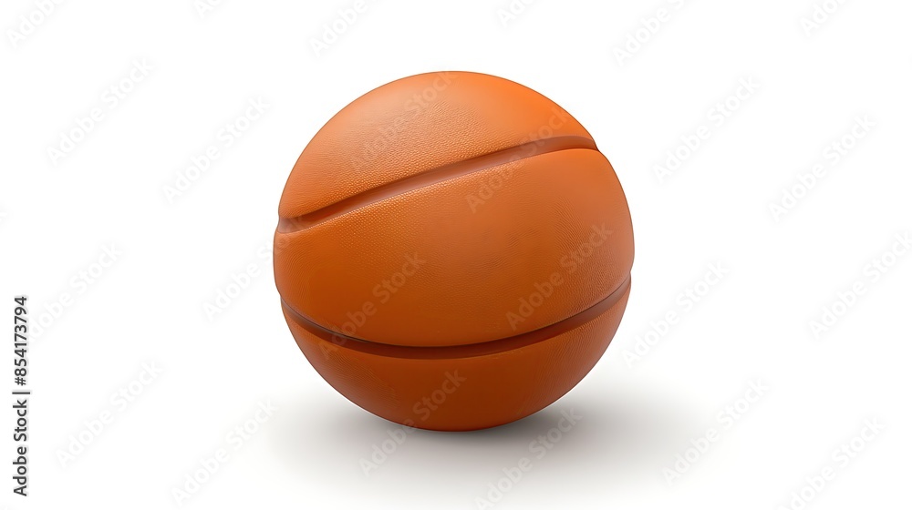 This is a 3D rendering of a basketball. The basketball is orange and has a textured surface. It is sitting on a white surface. This is a 3D rendering of a basketball. The basketball is orange and has a textured surface. It is sitting on a white surface.