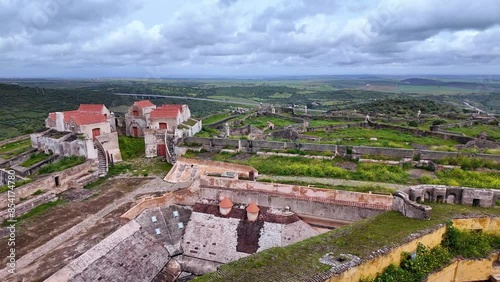 The Fort Nossa Senhora da Graca or Fort Conde de Lippe north of the city of Elvas in Alentejo in Portugal. photo
