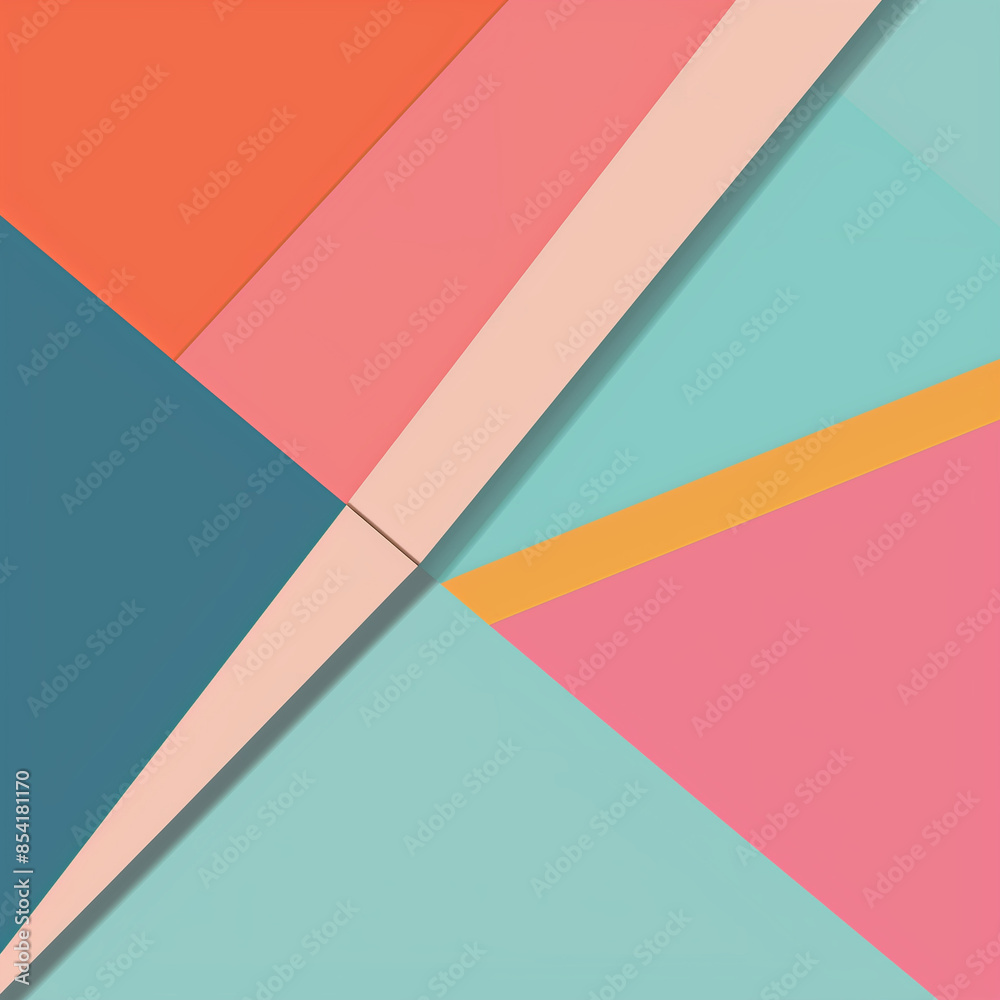 Simple geometric trend pastel colors background Simple geometric trend pastel colors background