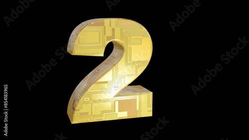 3D Particle Happy New Year - Gold Numbers Countdown-Celebration-2024-2023-Balloons,Inflates Text photo