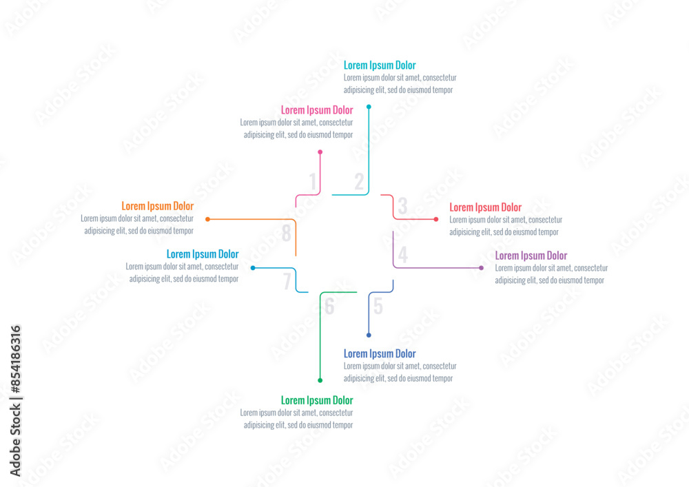 linear square infographic template. Infographic template for industry, education, environment, business and science. Magazine, annual report information template. eight steps information template linear square infographic template. Infographic template for industry, education, environment, business and science. Magazine, annual report information template. eight steps information template