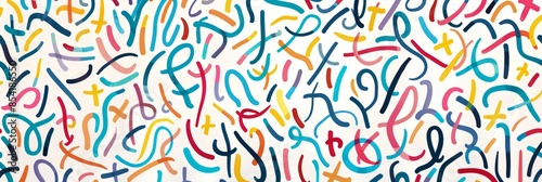 Vibrant Seamless Pattern for Creative Projects Generative AI
