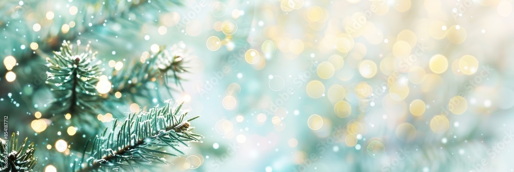 Festive Holiday Background with Twinkling Lights Generative AI Festive Holiday Background with Twinkling Lights Generative AI