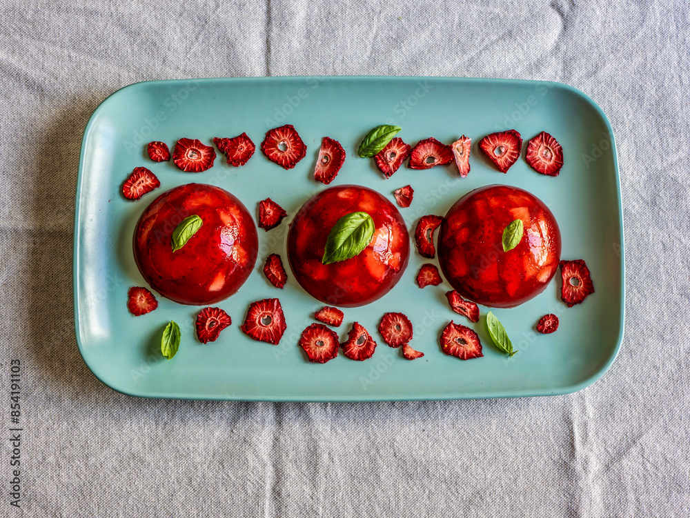 Strawberries on a plate