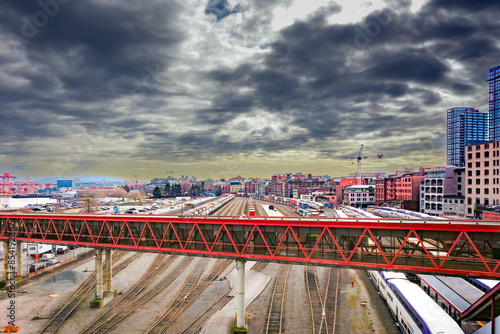 bridge over the railroad