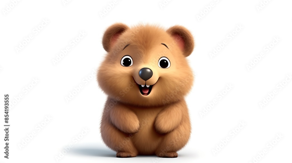 This cute and cuddly animal is a quokka, a small marsupial found on Rottnest Island, Western Australia. This cute and cuddly animal is a quokka, a small marsupial found on Rottnest Island, Western Australia.