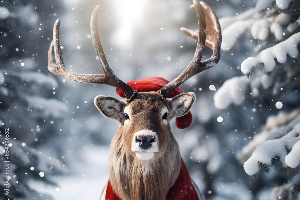 Santa's Reindeer in a Red Hat
Santa's Reindeer in a Red Hat