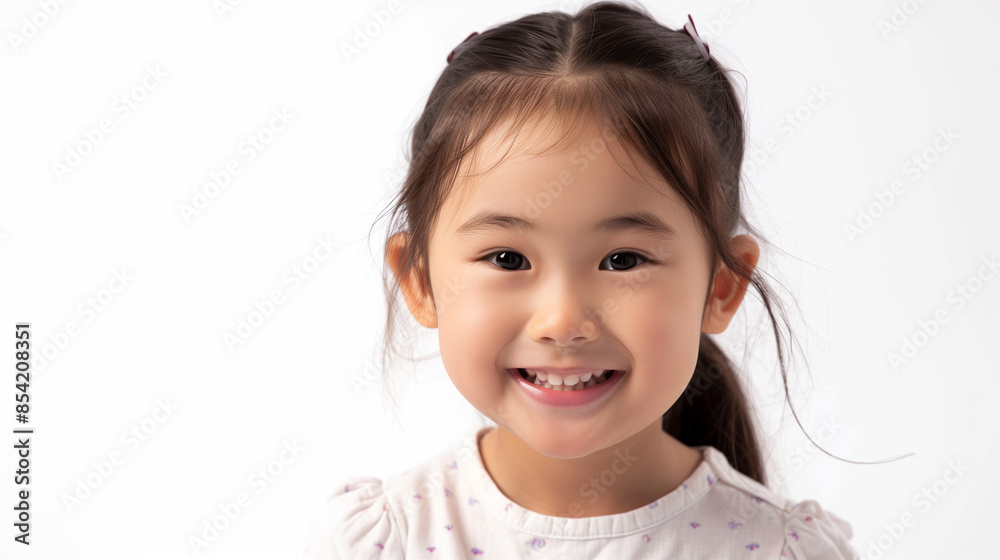 portrait of a female chinese child girl smiling 4k realistic portrait of a female chinese child girl smiling 4k realistic