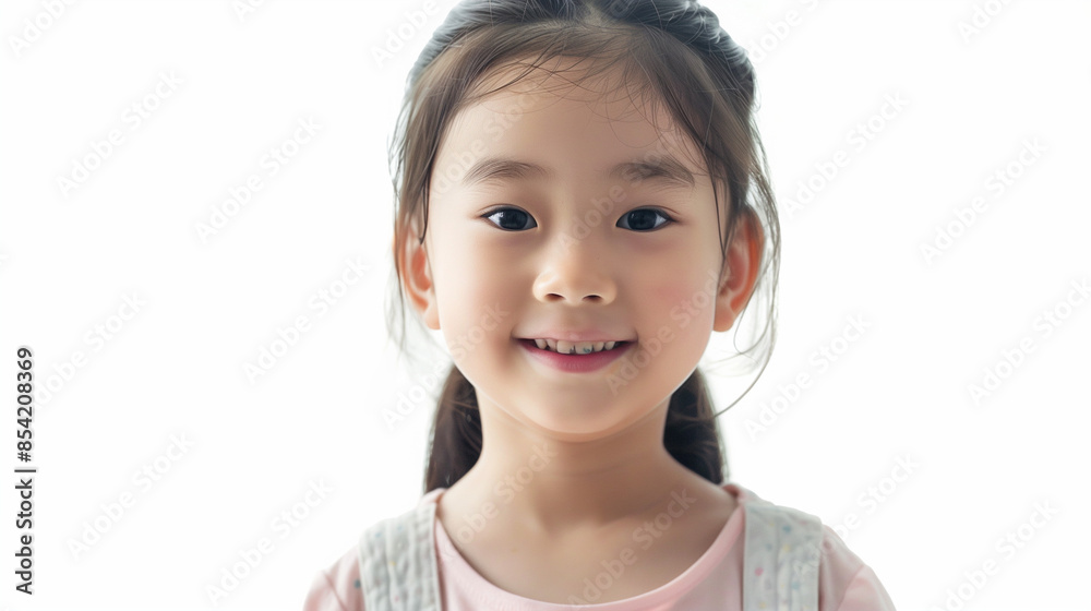 portrait of a female chinese child girl smiling 4k realistic portrait of a female chinese child girl smiling 4k realistic