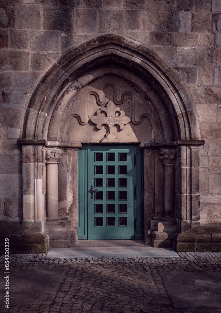 the wooden door of old church the wooden door of old church