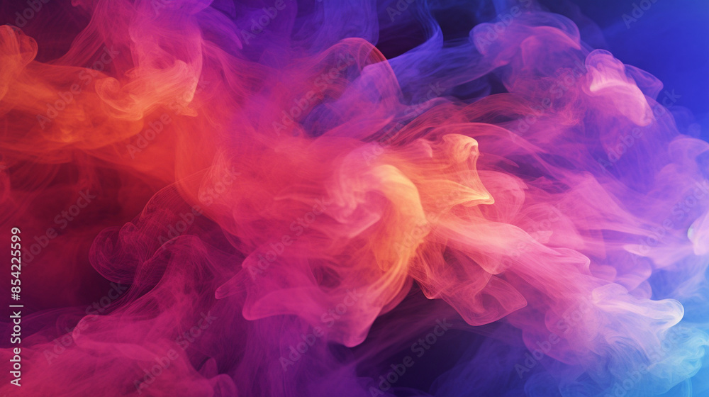 Fototapeta premium rainbow smoke background