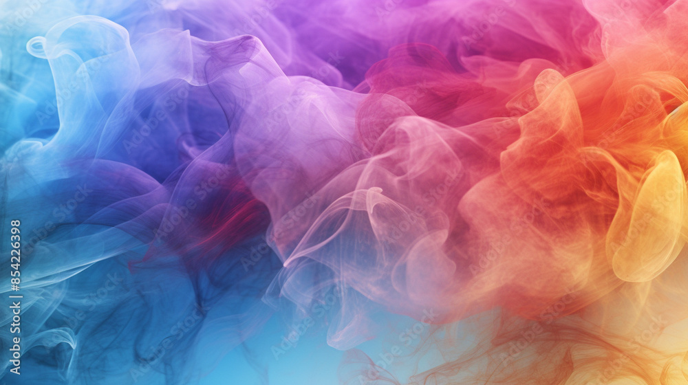 rainbow smoke background