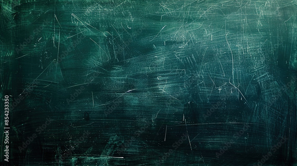 Abstract texture of chalk rubbed out on green blackboard or chalkboard background. School education, dark wall backdrop or learning concept. Abstract texture of chalk rubbed out on green blackboard or chalkboard background. School education, dark wall backdrop or learning concept.