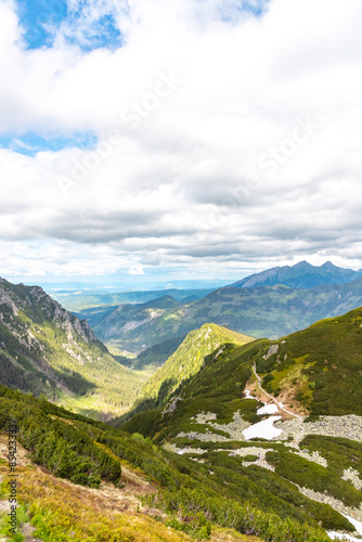 Fototapeta Naklejka Na Ścianę i Meble -  nature and Tatra mountains in Poland during the summer day