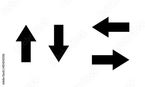 Free Download Up, down, left, right arrow icon set - GFXLoad
