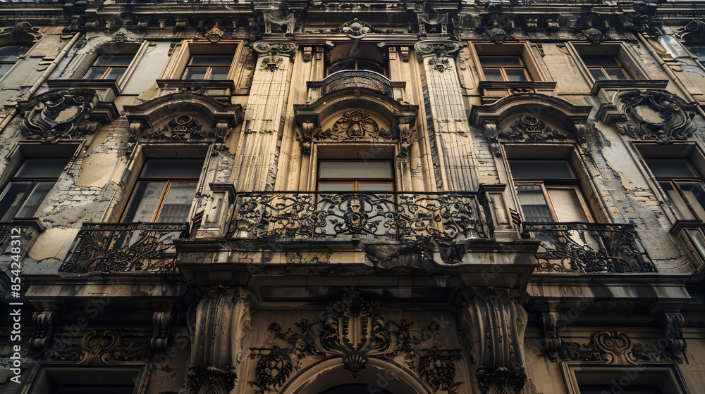 Timeless Elegance: The Intricate Details of a Historic Building's Facade Timeless Elegance: The Intricate Details of a Historic Building's Facade