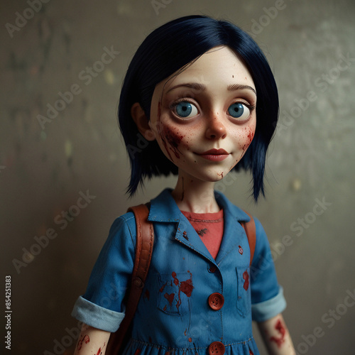 Default Zombie Coraline Jones in a Surreal World of Undead Adventures