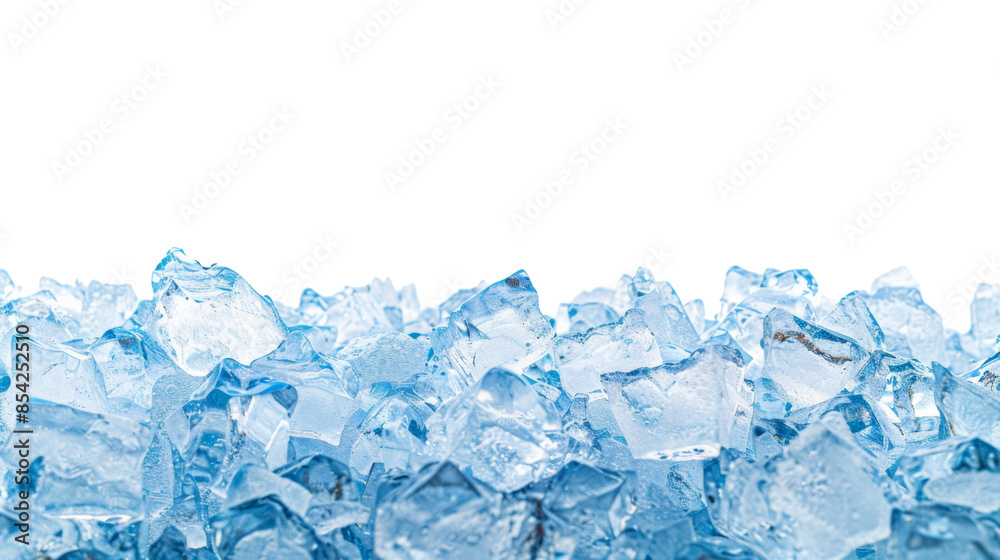 Ice cubes on transparent background Ice cubes on transparent background