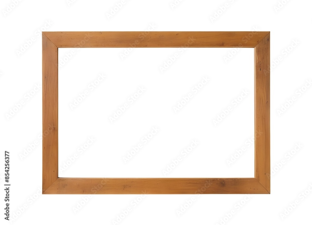 Wooden Frame with White Background - Simple and Elegant Decor for Versatile Display Wooden Frame with White Background - Simple and Elegant Decor for Versatile Display