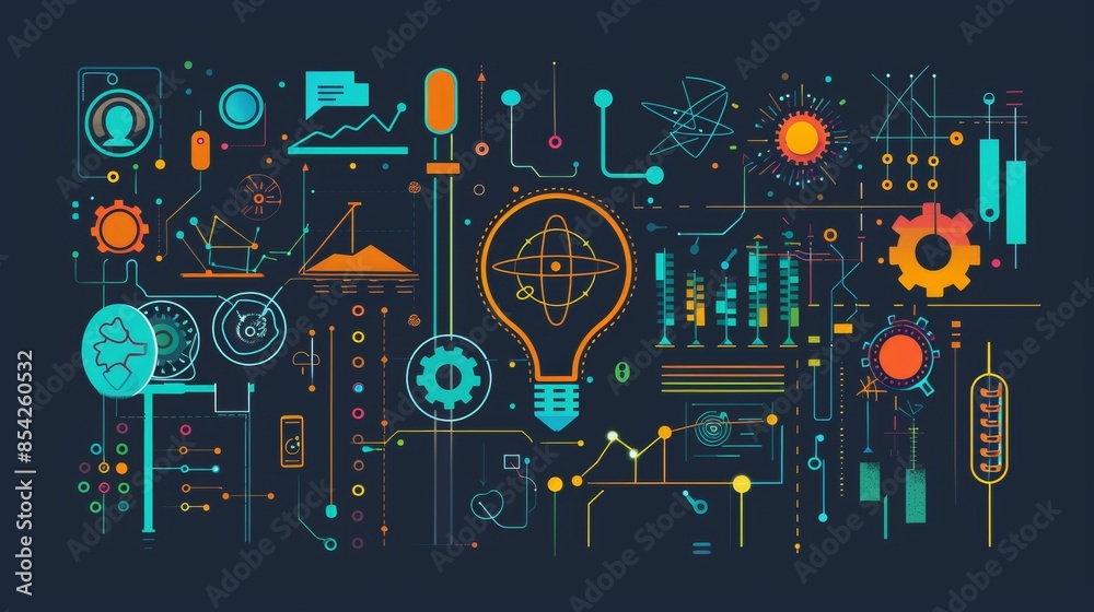 Data science banner web icon for Computer Science and insight, Ai, Big Data, algorithm, analyze, Statistic, knowledge, Deep and machine learning. minimal vector infographic concept. Data science banner web icon for Computer Science and insight, Ai, Big Data, algorithm, analyze, Statistic, knowledge, Deep and machine learning. minimal vector infographic concept.