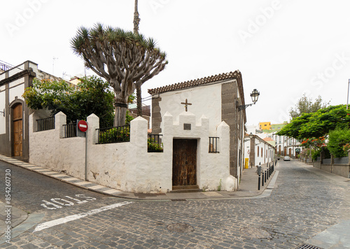 House and typical streets of Arauca on the Island of Tenerife, Canary Islands photo