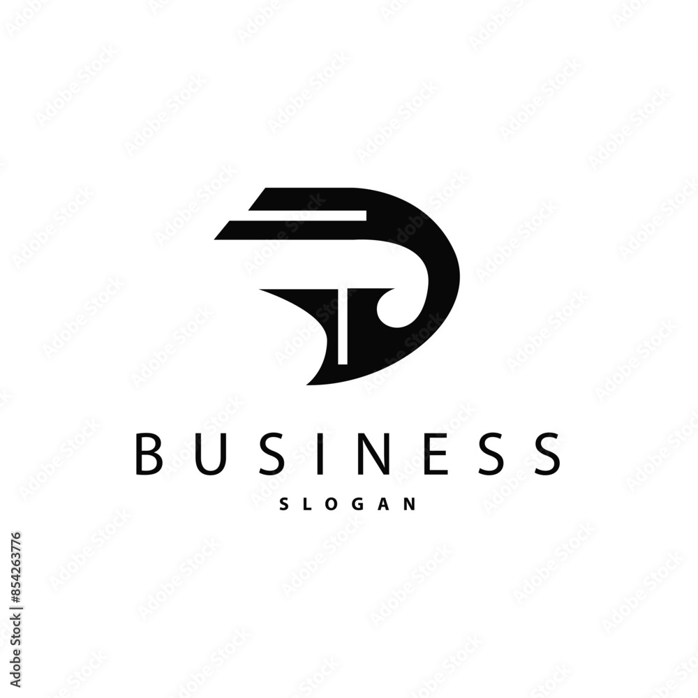 Minimal Initial D Letter Logo Modern And Luxury Geometric Design Icon Vector Template Element Minimal Initial D Letter Logo Modern And Luxury Geometric Design Icon Vector Template Element
