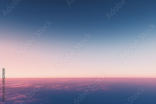 Wallpaper Mural Serene Gradient: A Calming Transition from Deep Blue to Soft Pink, Evoking Twilight Tranquility and Elegance Torontodigital.ca