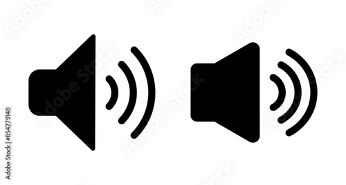 Wallpaper Mural Speaker icon vector isolated on white background. Volume icon. Loudspeaker icon vector. Audio. Sound Torontodigital.ca