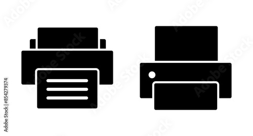 Printer icon vector isolated on white background. print icon. Fax vector icon.
