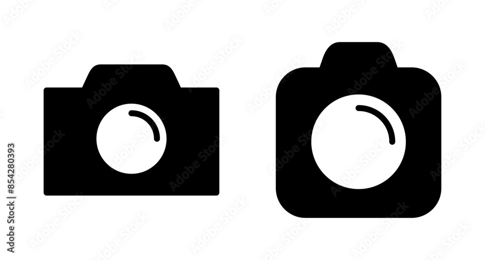 Camera Icon vector isolated on white background. Camera symbol. Camera vector icon