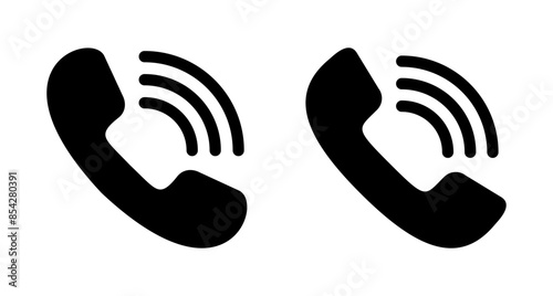 Call icon vector isolated on white background. Phone icon vector. mobile phone. telephone icon