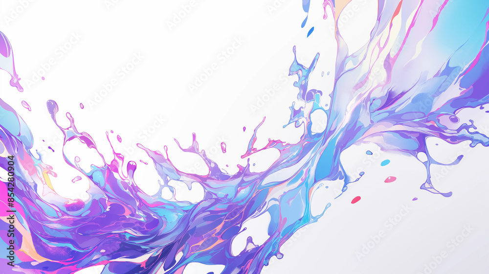 Fototapeta premium カラフルなインク