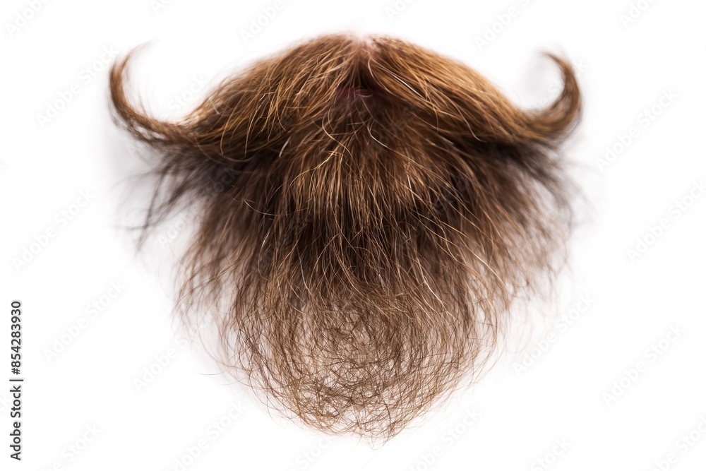 Man's beard isolated on white background Man's beard isolated on white background