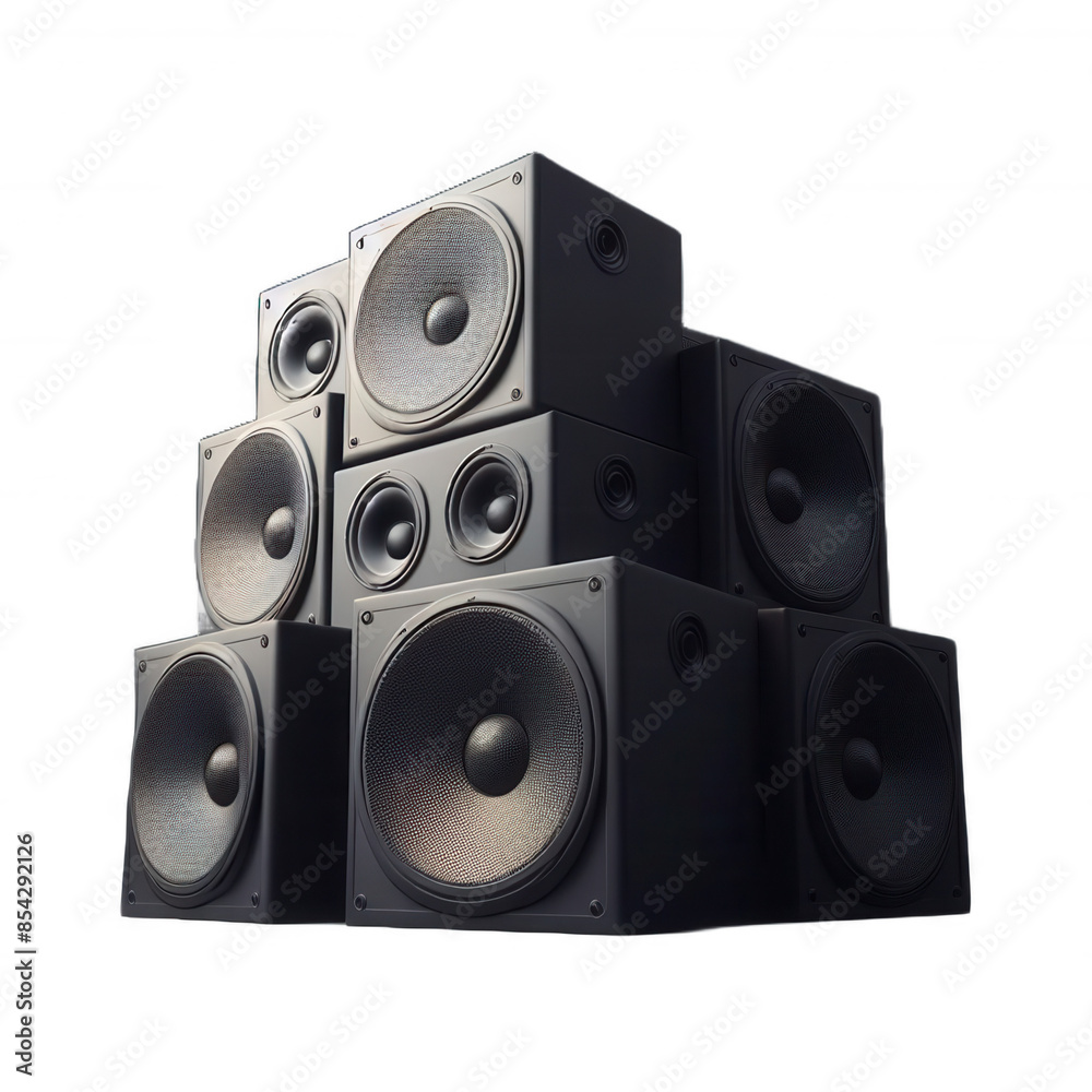 Fototapeta premium HIGH QUALITY SOUNDBOX ELEMENT FOR COMPOSITION