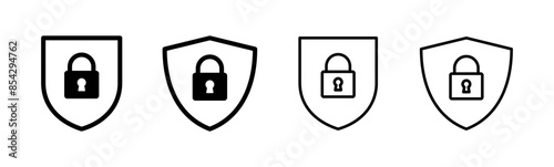 Security icon set. protection icon. privacy. vpn